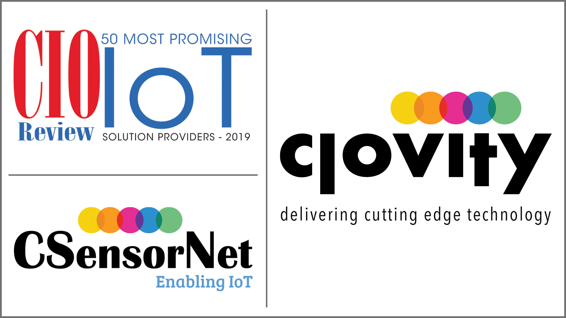 Clovity Tops CIOReview's IoT Solution Provider List Again for 2019